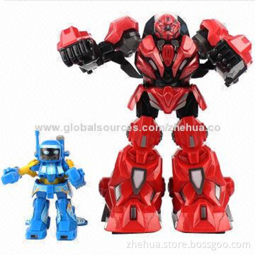 2.4G New RC Battle Advanced Robot Toy with Light and Sound, Two-way Transmission